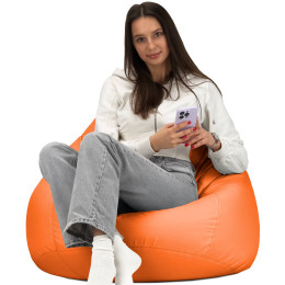 Крісло Мішок Груша Оксфорд Стандарт+ Помаранчевий