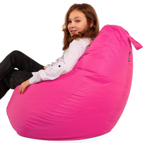 Крісло Мішок Груша Оксфорд 4кідс Рожевий