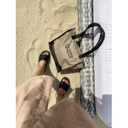 Пляжна сумка Sand&Beach Кава (сумка для пісочниці з сітчастим дном)