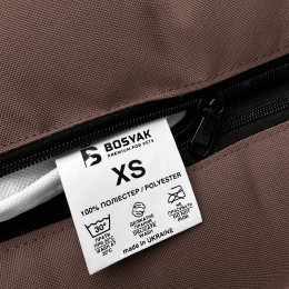 Водонепроникний лежак для собак та котів EGO Bosyak XS 50x45 Коричневий (Ортопедична лежанка для собак до 4 кг)