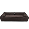 Лежак ліжко для собак всіх порід EGO Bosyak Soft 2XL 120x100 Коричневий (лежанка для великих собак від 30 кг)