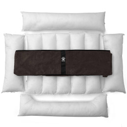Лежак ліжко для собак всіх порід EGO Bosyak Soft 2XL 120x100 Коричневий (лежанка для великих собак від 30 кг)