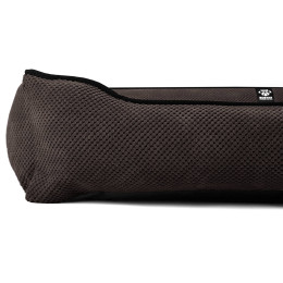 Лежак ліжко для собак всіх порід EGO Bosyak Soft 2XL 120x100 Коричневий (лежанка для великих собак від 30 кг)