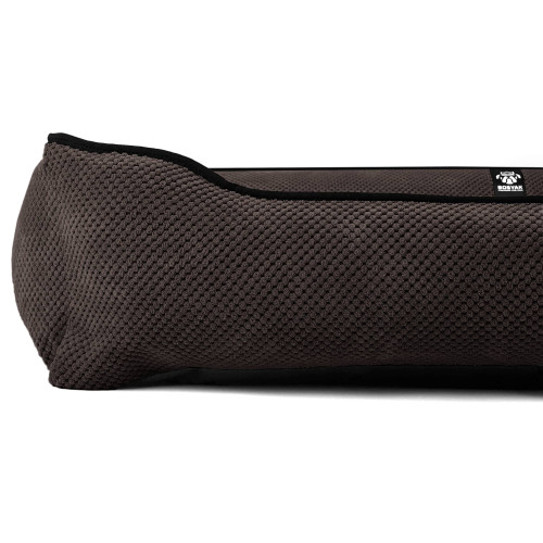 Лежак ліжко для собак всіх порід EGO Bosyak Soft 2XL 120x100 Коричневий (лежанка для великих собак від 30 кг)