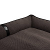 Лежак ліжко для собак всіх порід EGO Bosyak Soft 2XL 120x100 Коричневий (лежанка для великих собак від 30 кг)