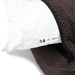 Лежак ліжко для собак всіх порід EGO Bosyak Soft 2XL 120x100 Коричневий (лежанка для великих собак від 30 кг)
