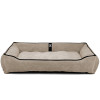 Лежак ліжко для собак всіх порід EGO Bosyak Soft 2XL 120x100 Бежевий (лежанка для великих собак від 30 кг)