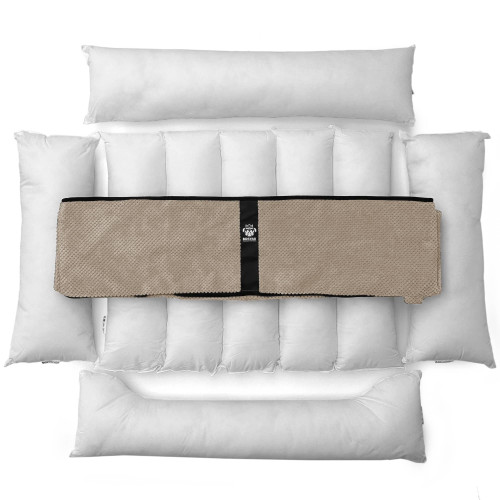 Лежак ліжко для собак всіх порід EGO Bosyak Soft 2XL 120x100 Бежевий (лежанка для великих собак від 30 кг)