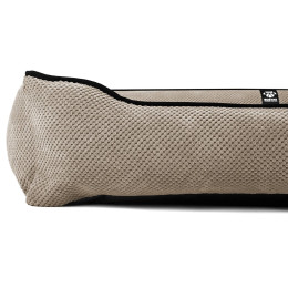 Лежак ліжко для собак всіх порід EGO Bosyak Soft 2XL 120x100 Бежевий (лежанка для великих собак від 30 кг)
