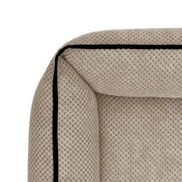 Лежак ліжко для собак всіх порід EGO Bosyak Soft 2XL 120x100 Бежевий (лежанка для великих собак від 30 кг)