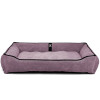 Лежак ліжко для собак всіх порід EGO Bosyak Soft 2XL 120x100 Рожевий (лежанка для великих собак від 30 кг)