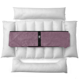 Лежак ліжко для собак всіх порід EGO Bosyak Soft 2XL 120x100 Рожевий (лежанка для великих собак від 30 кг)