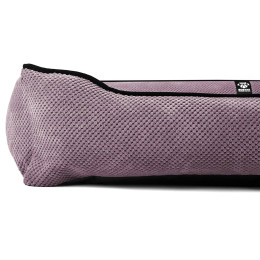 Лежак ліжко для собак всіх порід EGO Bosyak Soft 2XL 120x100 Рожевий (лежанка для великих собак від 30 кг)