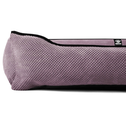Лежак ліжко для собак всіх порід EGO Bosyak Soft 2XL 120x100 Рожевий (лежанка для великих собак від 30 кг)