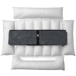 Лежак ліжко для собак всіх порід EGO Bosyak Soft 2XL 120x100 Сірий (лежанка для великих собак від 30 кг)