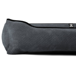 Лежак ліжко для собак всіх порід EGO Bosyak Soft 2XL 120x100 Сірий (лежанка для великих собак від 30 кг)