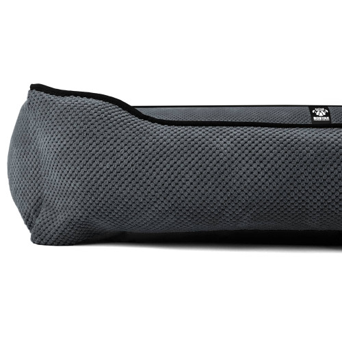 Лежак ліжко для собак всіх порід EGO Bosyak Soft 2XL 120x100 Сірий (лежанка для великих собак від 30 кг)