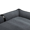 Лежак ліжко для собак всіх порід EGO Bosyak Soft 2XL 120x100 Сірий (лежанка для великих собак від 30 кг)