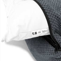 Лежак ліжко для собак всіх порід EGO Bosyak Soft 2XL 120x100 Сірий (лежанка для великих собак від 30 кг)