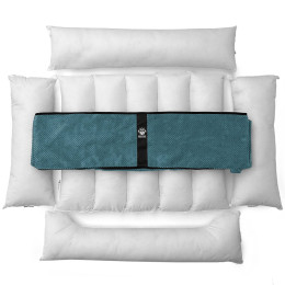 Лежак ліжко для собак всіх порід EGO Bosyak Soft 2XL 120x100 Синій (лежанка для великих собак від 30 кг)