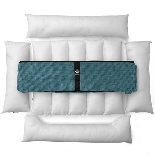Лежак ліжко для собак всіх порід EGO Bosyak Soft 2XL 120x100 Синій (лежанка для великих собак від 30 кг)