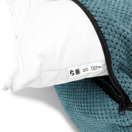 Лежак ліжко для собак всіх порід EGO Bosyak Soft 2XL 120x100 Синій (лежанка для великих собак від 30 кг)