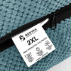 Лежак ліжко для собак всіх порід EGO Bosyak Soft 2XL 120x100 Синій (лежанка для великих собак від 30 кг)