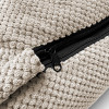 Лежак ліжко для собак всіх порід EGO Bosyak Soft XL 110x85 Бежевий (лежанка для великих собак 20-27 кг)
