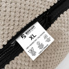 Лежак ліжко для собак всіх порід EGO Bosyak Soft XL 110x85 Бежевий (лежанка для великих собак 20-27 кг)
