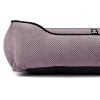 Лежак ліжко для собак всіх порід EGO Bosyak Soft XL 110x85 Рожевий (лежанка для великих собак 20-27 кг)