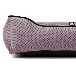 Лежак ліжко для собак всіх порід EGO Bosyak Soft XL 110x85 Рожевий (лежанка для великих собак 20-27 кг)
