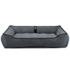 Лежак ліжко для собак всіх порід EGO Bosyak Soft XL 110x85 Сірий (лежанка для великих собак 20-27 кг)
