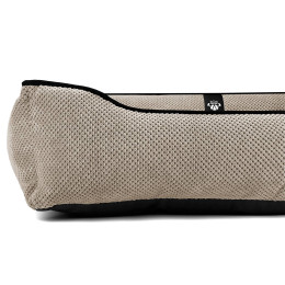 Лежак ліжко для собак всіх порід EGO Bosyak Soft L 95x80 Бежевий (лежанка для середніх собак 12-20 кг)