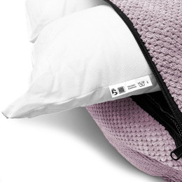 Лежак ліжко для собак всіх порід EGO Bosyak Soft L 95x80 Рожевий (лежанка для середніх собак 12-20 кг)