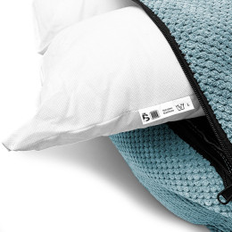Лежак ліжко для собак всіх порід EGO Bosyak Soft L 95x80 Синій (лежанка для середніх собак 12-20 кг)