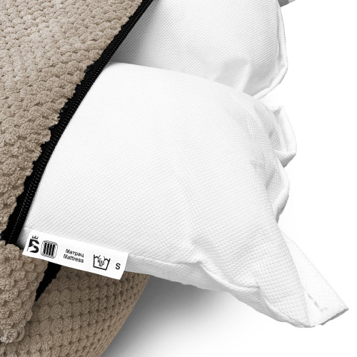 Лежак ліжко для собак та котів EGO Bosyak Soft S 65x55 Бежевий (лежанка для котиків та собак 4-6 кг)