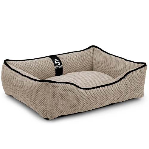 Лежак ліжко для собак та котів EGO Bosyak Soft S 65x55 Бежевий (лежанка для котиків та собак 4-6 кг)