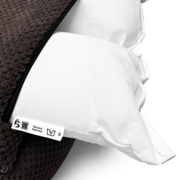 Лежак ліжко для собак та котів EGO Bosyak Soft S 65x55 Коричневий (лежанка для котиків та собак 4-6 кг)