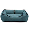 Лежак ліжко для собак та котів EGO Bosyak Soft S 65x55 Синій (лежанка для котиків та собак 4-6 кг)
