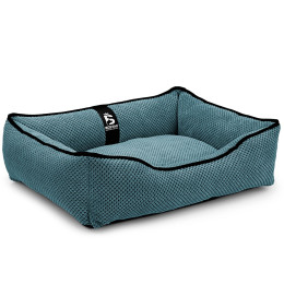 Лежак ліжко для собак та котів EGO Bosyak Soft S 65x55 Синій (лежанка для котиків та собак 4-6 кг)