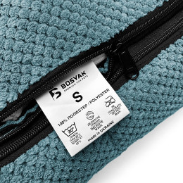 Лежак ліжко для собак та котів EGO Bosyak Soft S 65x55 Синій (лежанка для котиків та собак 4-6 кг)