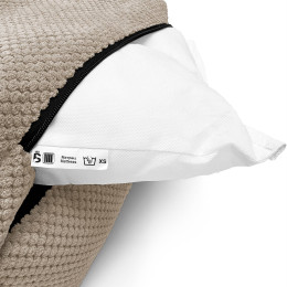 Лежак ліжко для собак та котів EGO Bosyak Soft XS 50x45 Бежевий (лежанка для котиків та собак до 4 кг)