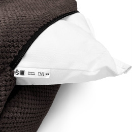 Лежак ліжко для собак та котів EGO Bosyak Soft XS 50x45 Коричневий (лежанка для котиків та собак до 4 кг)