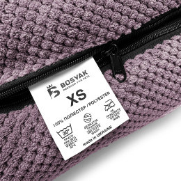 Лежак ліжко для собак та котів EGO Bosyak Soft XS 50x45 Рожевий (лежанка для котиків та собак до 4 кг)