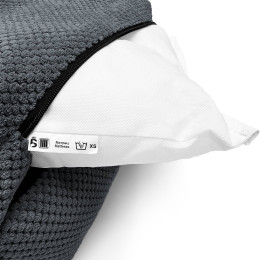 Лежак ліжко для собак та котів EGO Bosyak Soft XS 50x45 Сірий (лежанка для котиків та собак до 4 кг)