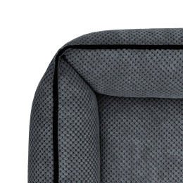 Лежак ліжко для собак та котів EGO Bosyak Soft XS 50x45 Сірий (лежанка для котиків та собак до 4 кг)