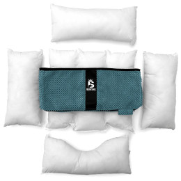 Лежак ліжко для собак та котів EGO Bosyak Soft XS 50x45 Синій (лежанка для котиків та собак до 4 кг)