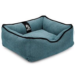 Лежак ліжко для собак та котів EGO Bosyak Soft XS 50x45 Синій (лежанка для котиків та собак до 4 кг)