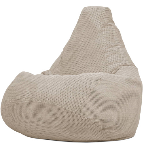 Крісло Мішок Груша Велюр Soft Стандарт+ Бежевий