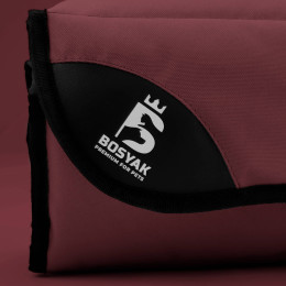 Килимок лежак для собак OUT Bosyak Waterproof S 85х50 Бордовий (собачий килимок підстилка для прогулянок)